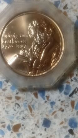 Commemorative Beethoven medal