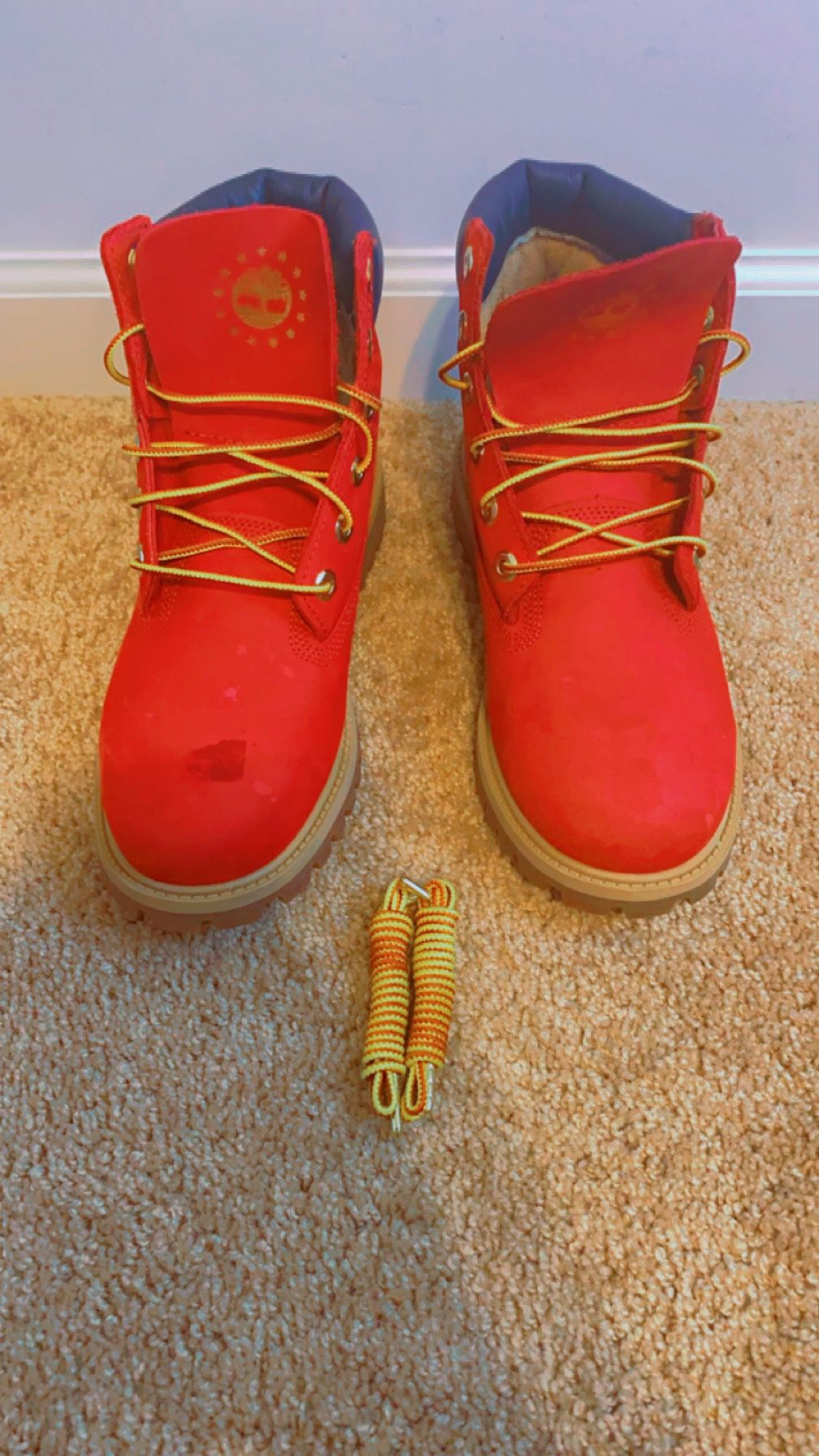 Red Timberland 