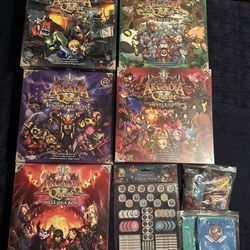 Arcadia Quest Board Game Collection Kickstarter Exclusives
