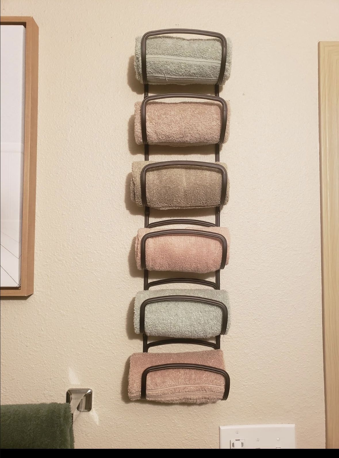 Towel Rack And Wine Rack