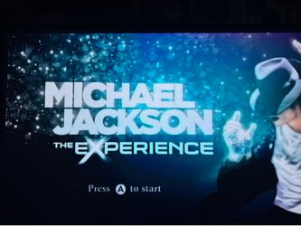 Nintendo Wii system with Michael Jackson game