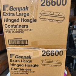 Clear Hinged Plastic Containers