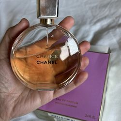 CHANEL  CHANCE Eau de Parfum, 3.4oz (100 ml), Lightly Used 100% Authentic 