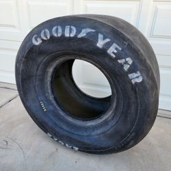 Used NHRA Goodyear Eagle Drag Racing Slick Tire Mancave Garage Art