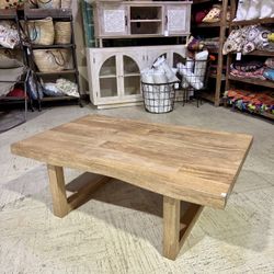 Solid Wood Live Edge Coffee Table
