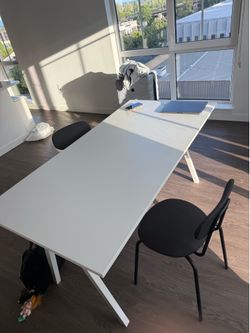 IKEA dining table with 2 chairs