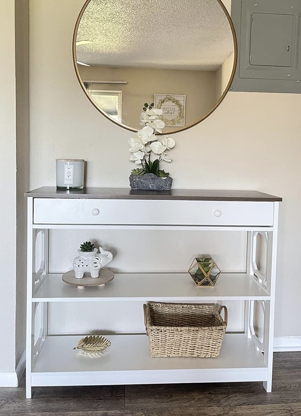 White Console Table