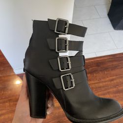 Black Heeled Booties