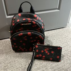 Michael Kors backpack and wallet