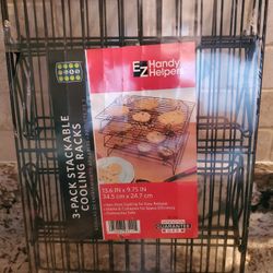 New 3 Stackable Cooling Racks