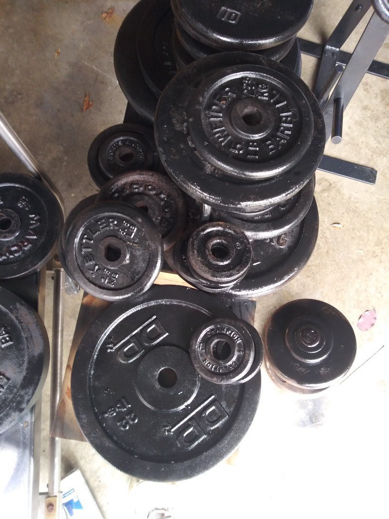 Various 1inch plate size weights