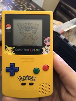  Game Boy Color - Limited Pokemon Edition - Yellow : Nintendo  Game Boy Color: Video Games