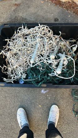 And Assorted Xmas Lights, Icicle, Net Lights Also