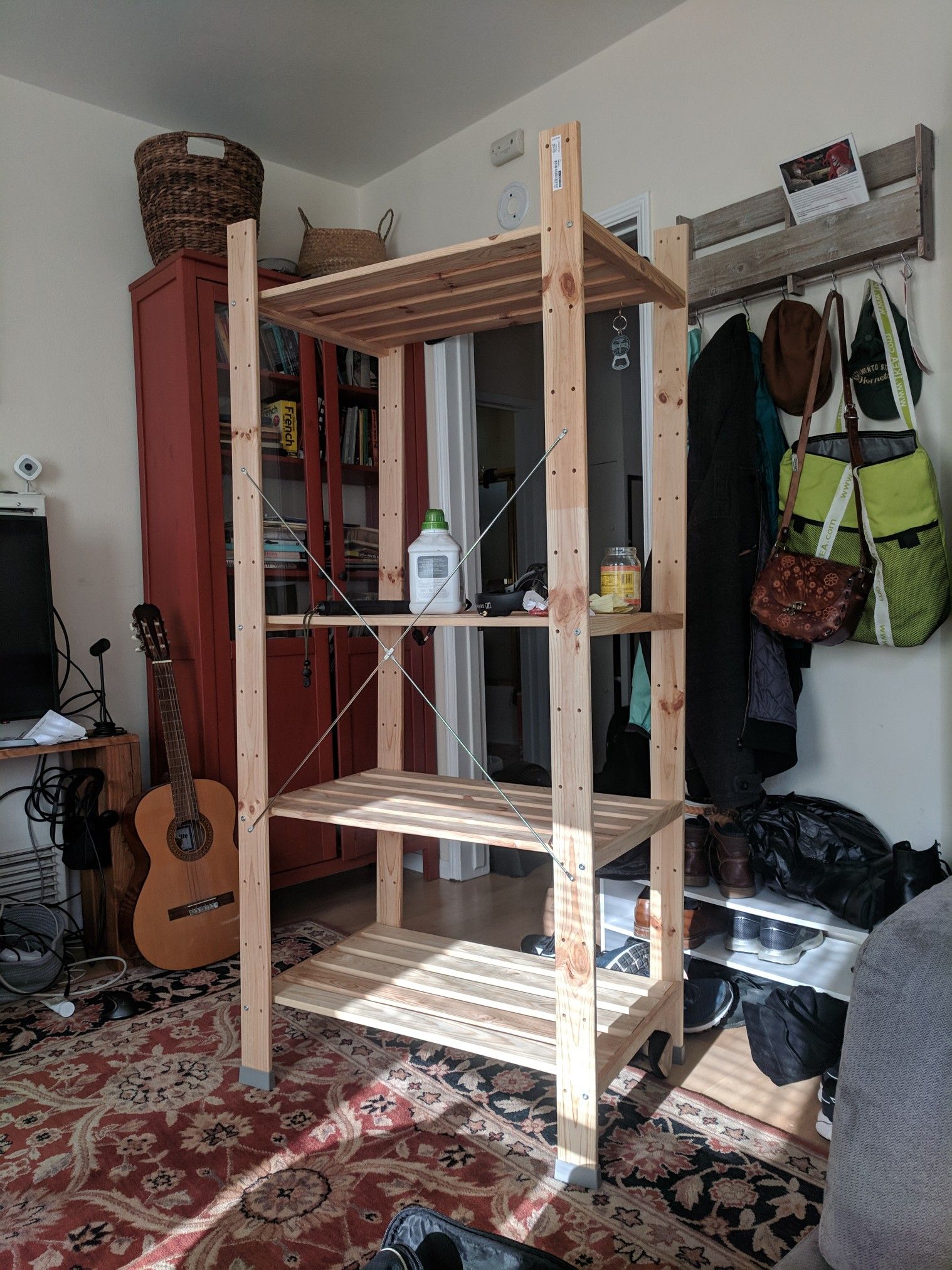 IKEA HEJNE wooden shelf