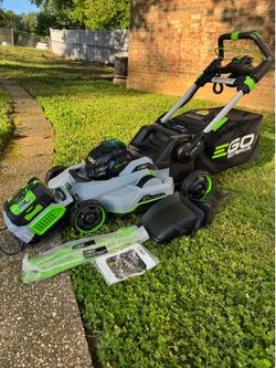 Ego 800 series mower with complete kit included! Like brand new!