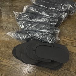 ForPro Professional Collection Comfy Pedi Slippers, Disposable Foam Pedicure Slippers for Nail Salons and Spas, Individually-Wrapped