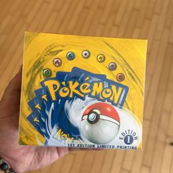 Pokémon Base Set 1st Edition Booster Box Proxy (Display Only) 