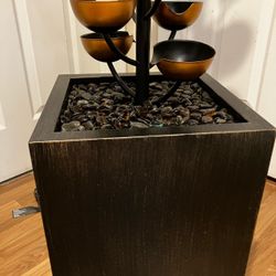 Like new 65” Bloomington Cascading Cup Water Fountain