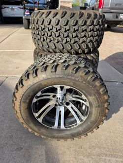 ICON Golf Cart Wheels & Wanda Tires 23x10.50-12
