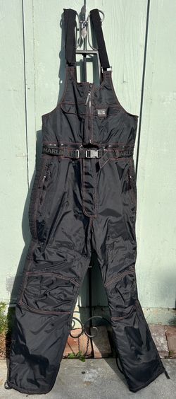 Harley-Davidson Men’s Rain Gear Motorcycle Overalls, Black, Large/Long Size