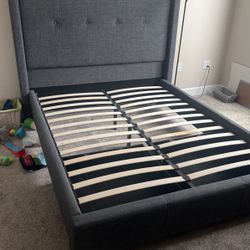Queen Bed With Storage Drawers And Slats