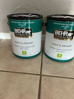 1 gal. Ultra brown eyes  Semi-Gloss Enamel Low Odor Interior Paint & Primer