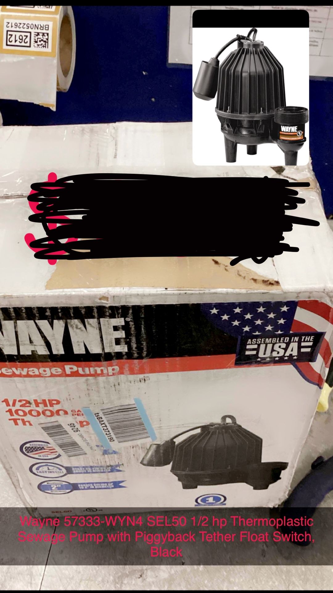 Wayne Sewage Pump