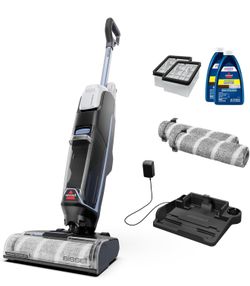 Bissell CrossWave Edge Cordless Plus Wet Dry Vacuum & Mop, Floor Cleaner with ZeroGap Edge Cleaning