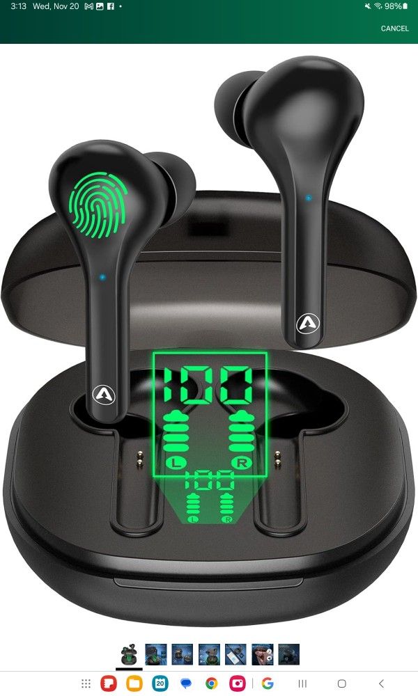 Wireless Earbuds Bluetooth With Wireless Charging Case And L3D digital Display (32)