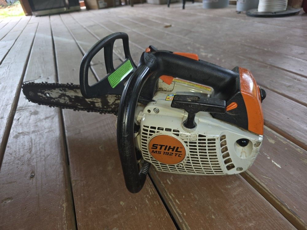 Claimed Chainsaw STIHL Ms 192 tc