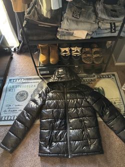 black puffer size S/M