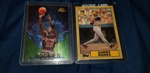 Michael Jordan And Barry Bonds Cards