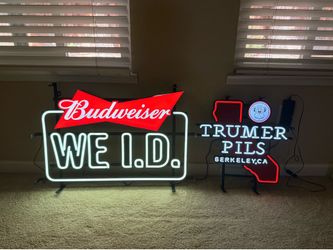 Bar pub beer signs Budweiser