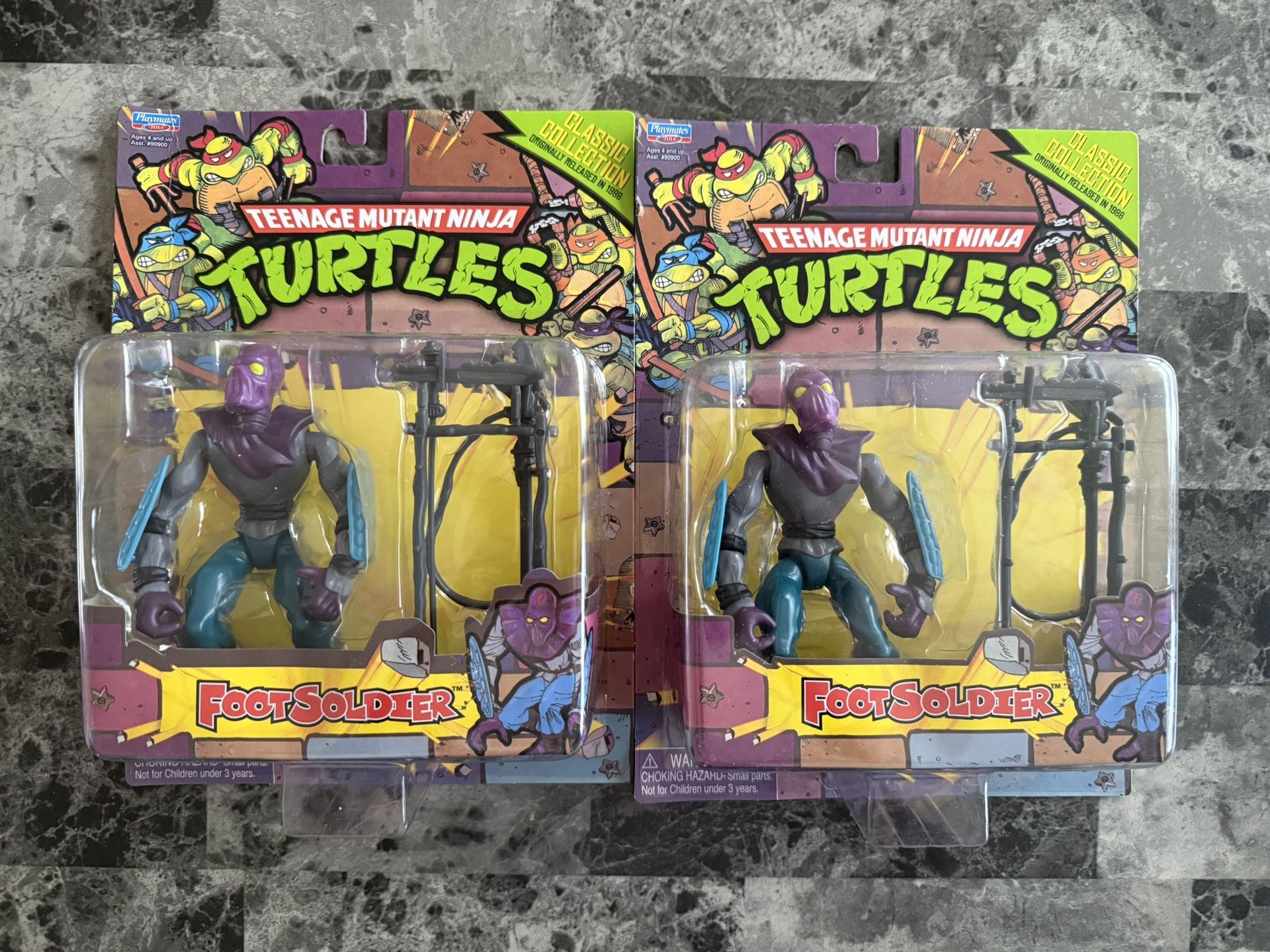 TMNT Teenage Mutant Ninja Turtles x2 Foot Soldiers New