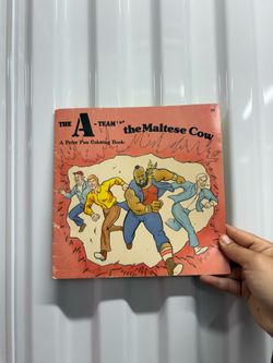 Vintage Mr T “the A team” coloring book