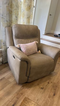 Powered recliner faux leather Ashley Furniture Chair