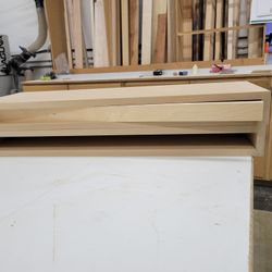 2 Custom MDF Floating Shelves