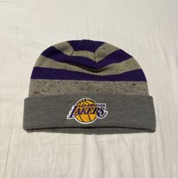 Mitchell & Ness Lakers Knit Beanie