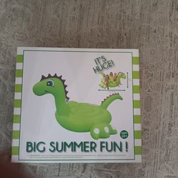 New Pool, beach dinosaur inflatable