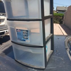 Three Draw Storage Unit