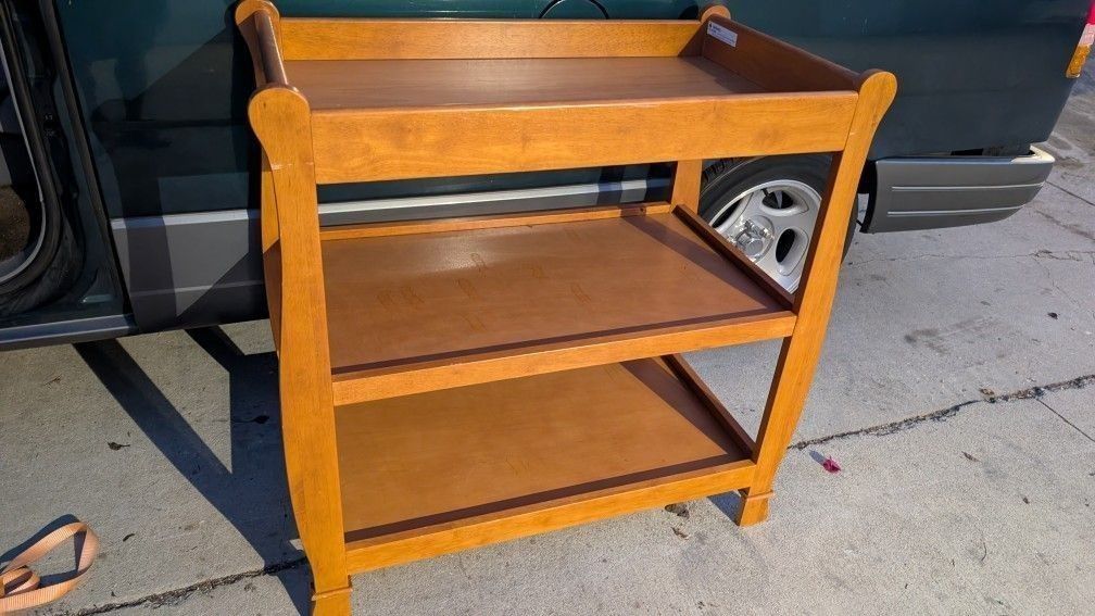 Nice Baby Table Infant Changing Rack Shelf Diaper Newborn Diaper Zone