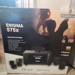 Enigma 575X 5.1 Home Theater System – Brand New in Original Box