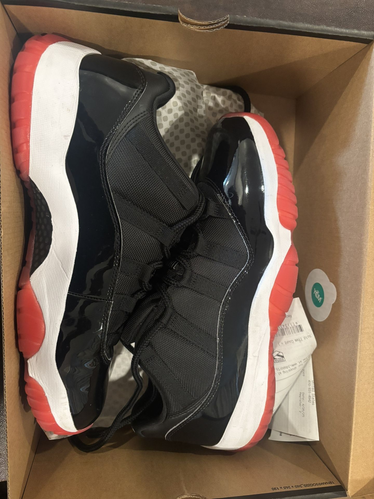 Nike Air Jordan 11 Bred Low Size 12 Worn Once