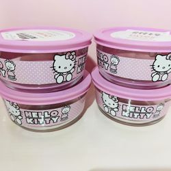 hello kitty tupperware. 