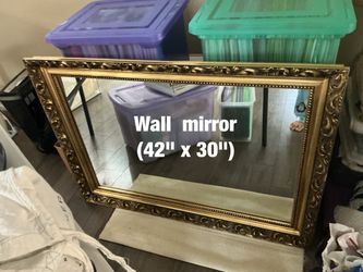 Wall mirror (42" x 30") - $95