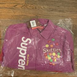 Supreme Supreme -Skittles - Mitchell & Ness Varsity Jacket for Sale in  Chula Vista, CA - OfferUp