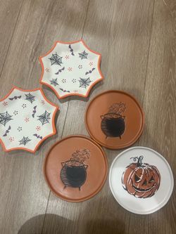 Halloween plates $25 ALL OBO