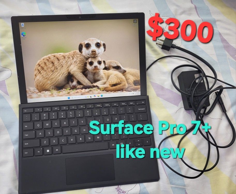 Microsoft Surface Pro 7 Plus 7+ Laptop Tablet Windows Touchscreen Intel i3 8GB RAM 128GB SSD