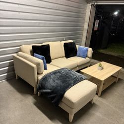 Beige Sectional Couch-FREE DELIVERY 🚚 