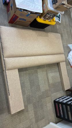 Queen Size Upholstered Headboard and Frame